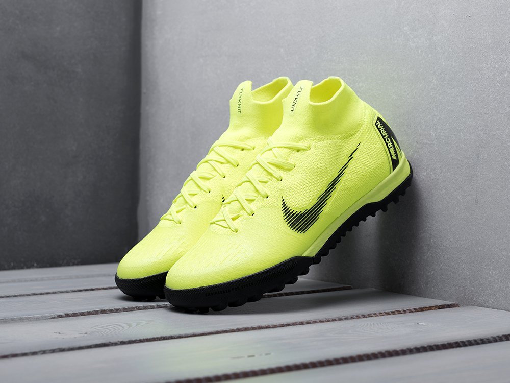 Nike zapatillas de fútbol Mercurial Superfly VI elite TF, zapatos verano para mujer, color verde| | - AliExpress