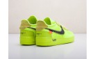 Кроссовки Nike x OFF-White Air Force 1 Low цвет: Зеленый