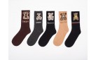 Носки длинные Burberry - 5 пар цвет: Разноцветный