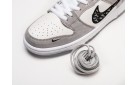 Кроссовки Dior x Nike SB Dunk Low цвет: Серый