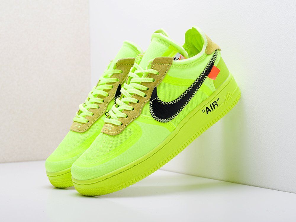 Panorama maybe Posters Sneakers Nike X Off-white Air Force 1 Low Green Demisezon Male - Men's  Vulcanize Shoes - AliExpress