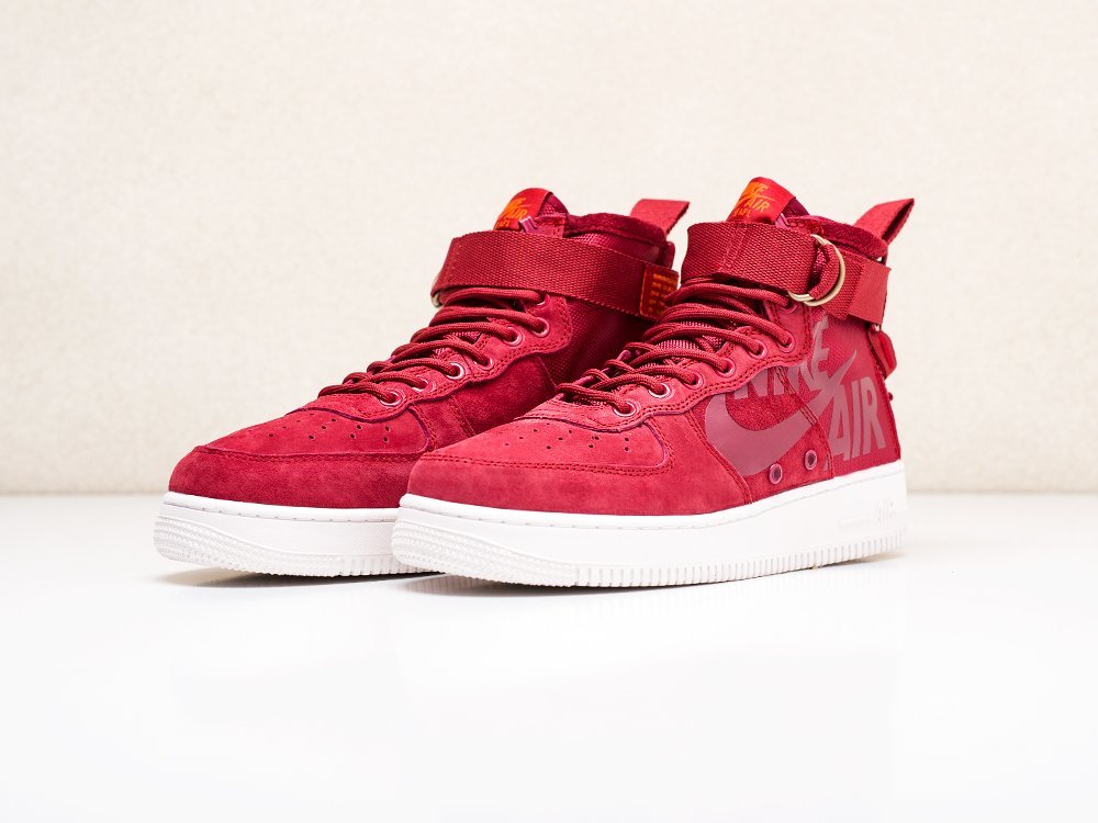 bespotten Ramen wassen Justitie Sneakers Nike SF Air Force 1 mid red demisezon male|Men's Vulcanize Shoes|  - AliExpress